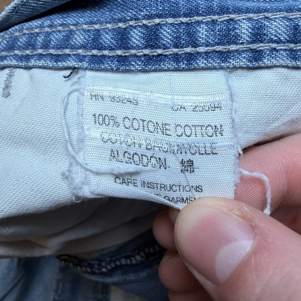 Diesel Carpenter Jeans Men 38x34 Blue Relaxed Straight Leg Double Knee Work Y2K - Picture 9 of 14